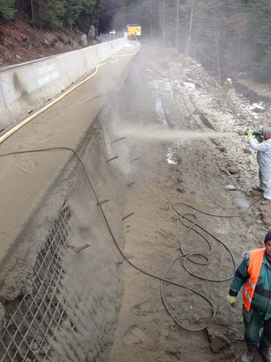 striekany beton torkret