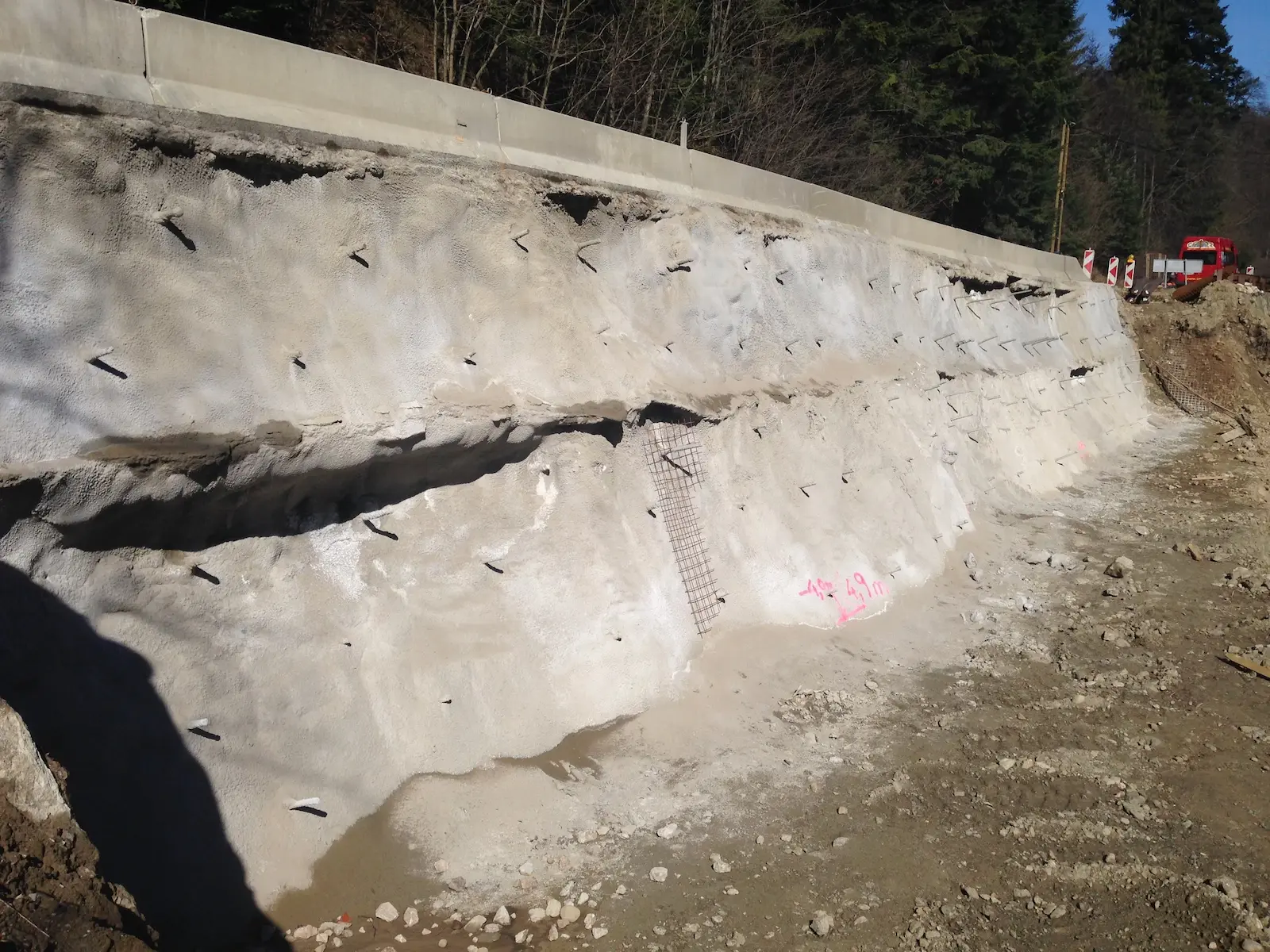 torkret beton striekany